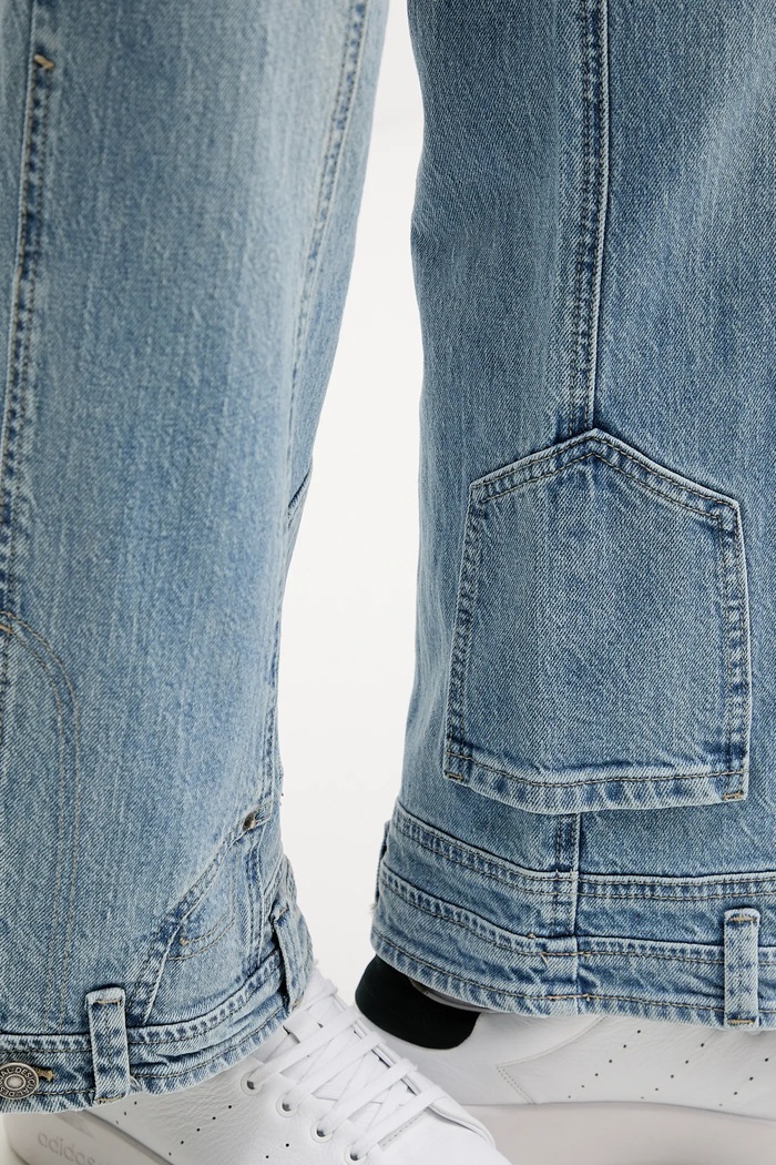 Desigual jeans POCKETS 25WWDD13 albastru