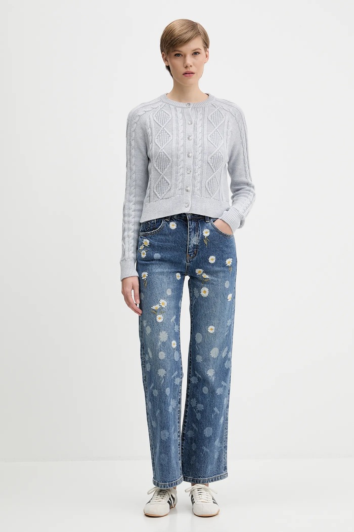Džíny Desigual DAISYS 25WWDD16 modrá AW25