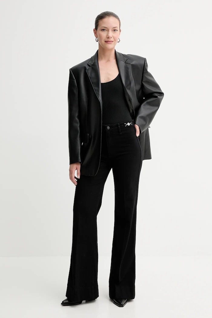 Rag & Bone jeansy RJ2325F1VBL czarny AW25