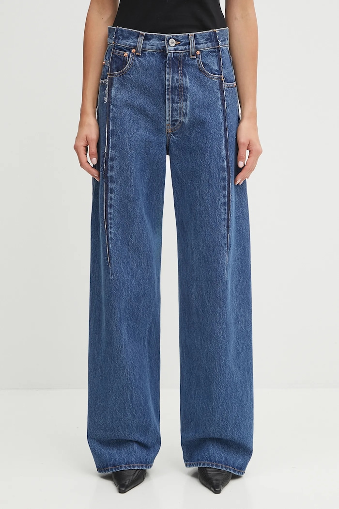 Džíny VETEMENTS Cut Reconstructed modrá UH76DP460MB3
