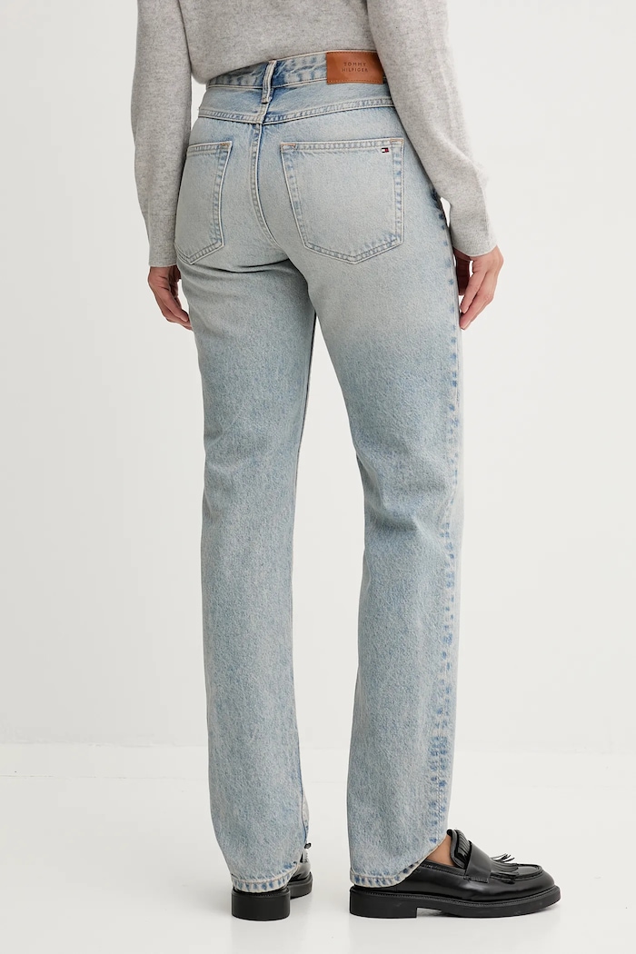 Odzież Tommy Hilfiger jeansy WW0WW46727 niebieski