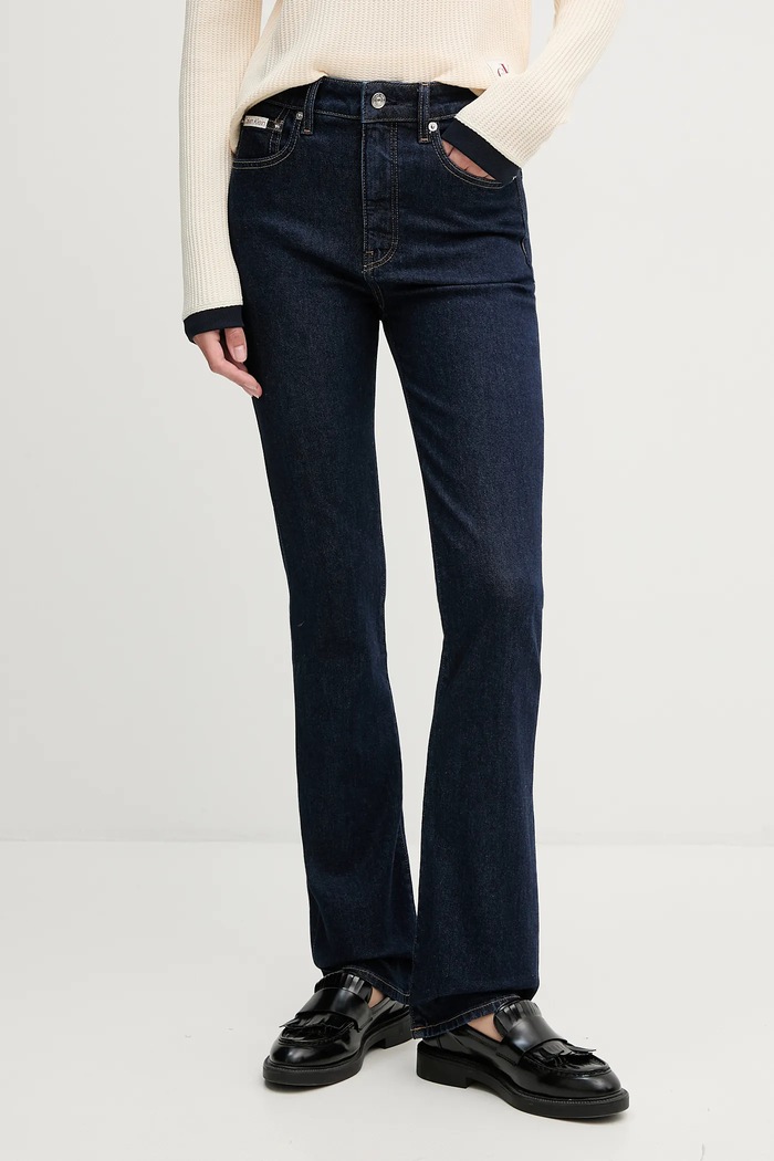 Rifle Calvin Klein Jeans tmavomodrá LV047D732G