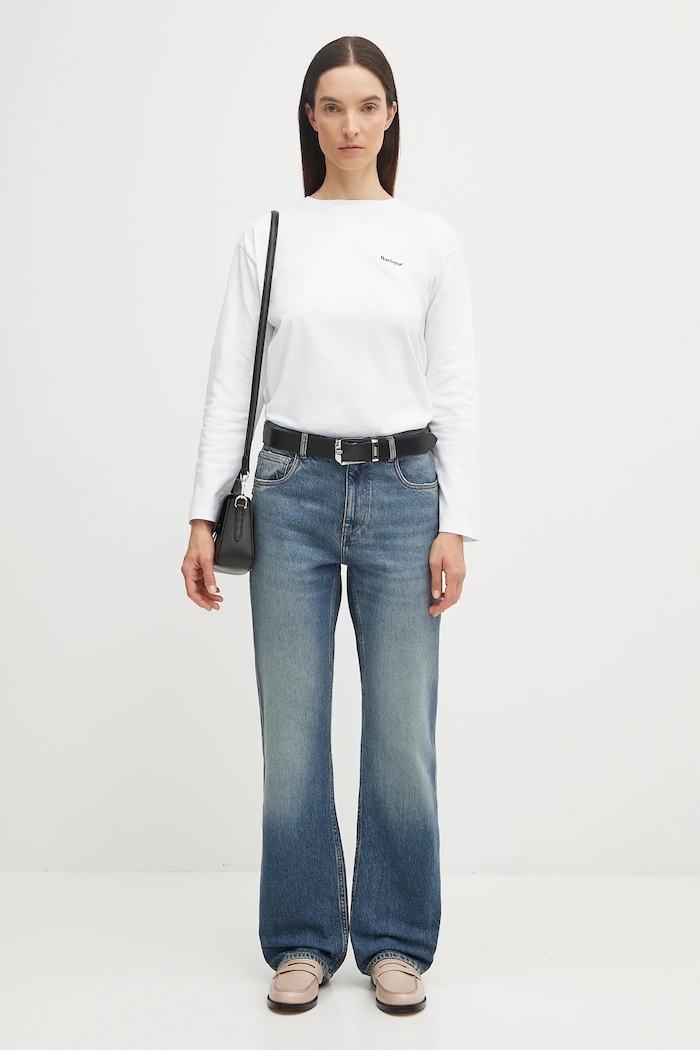 Coperni jeansy Denim Boyfriend COPP163F2022 niebieski