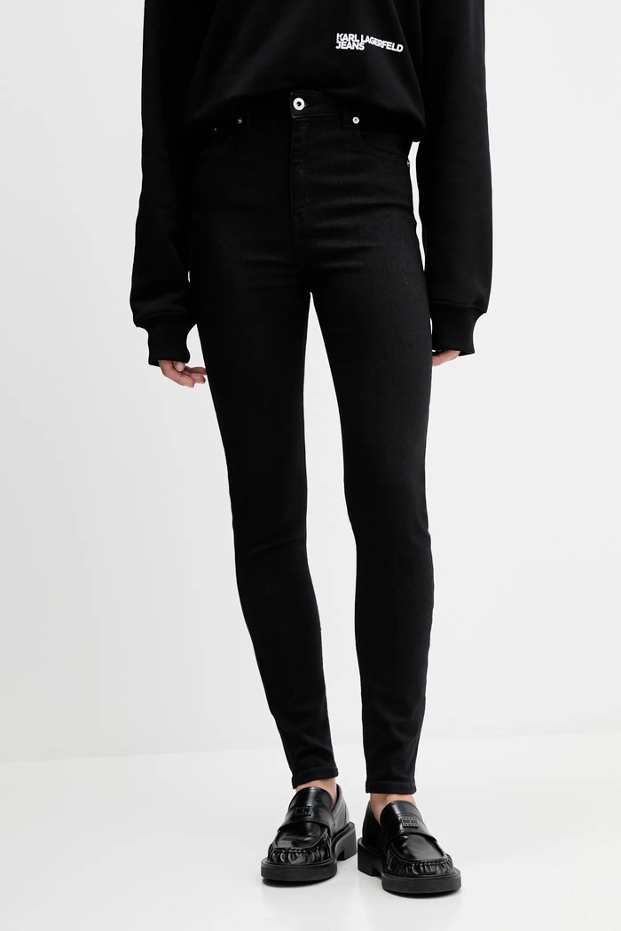 Джинси Karl Lagerfeld Jeans Planet friendly чорний A3W10002