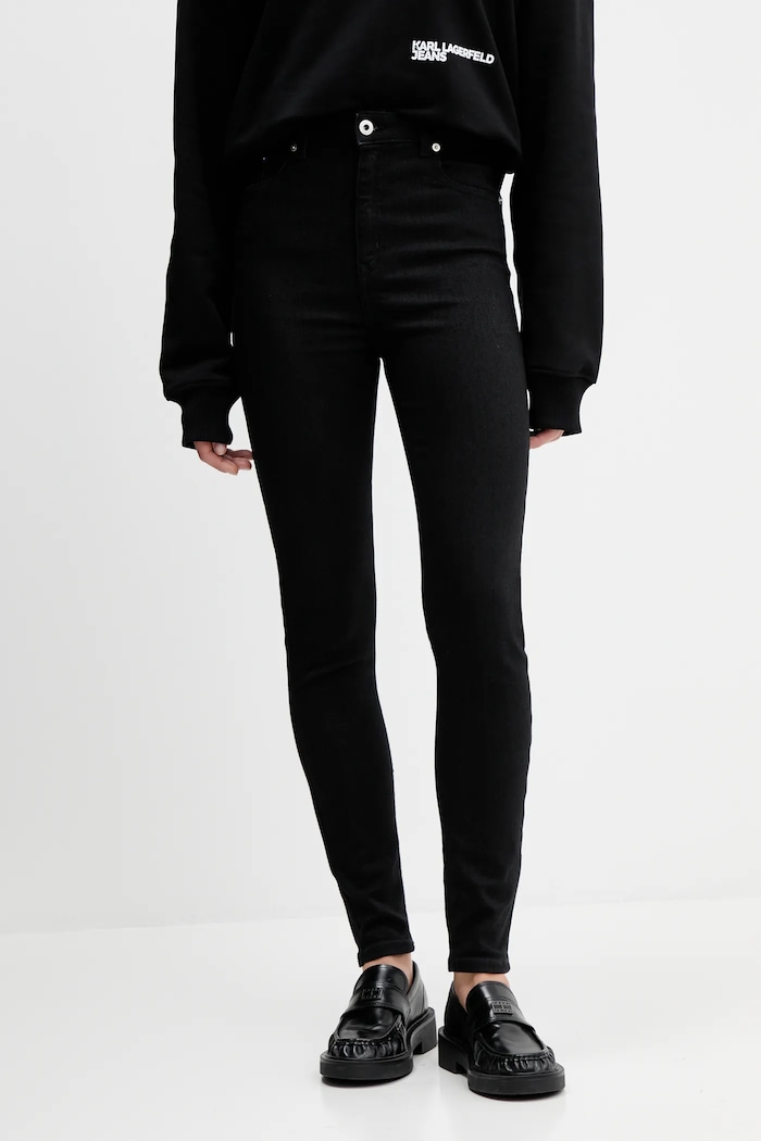 Джинси Karl Lagerfeld Jeans Planet friendly чорний A3W10002