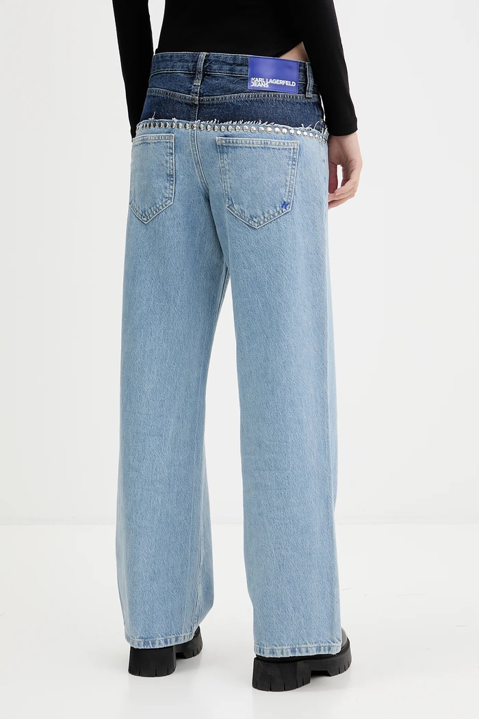 Oblečenie Rifle Karl Lagerfeld Jeans A4W10046 modrá