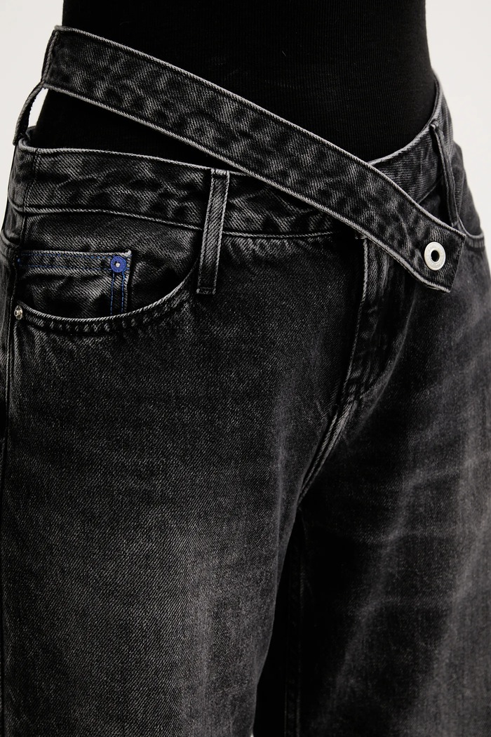 Rifle Karl Lagerfeld Jeans sivá A4W10047