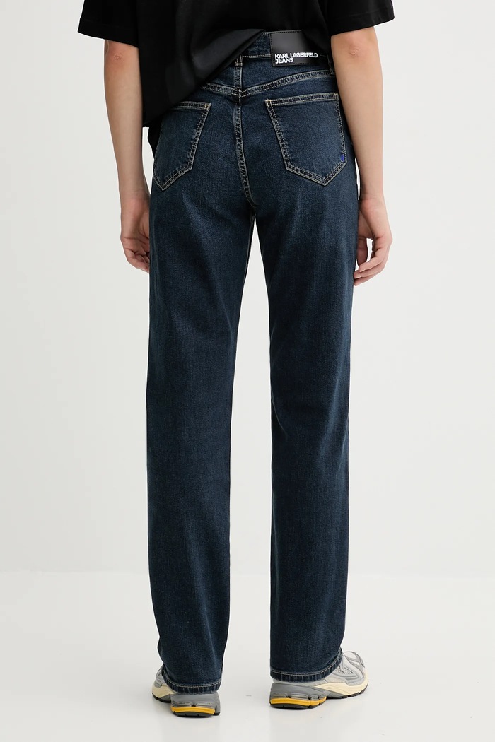 Oblačila Kavbojke Karl Lagerfeld Jeans A4W10031 mornarsko modra