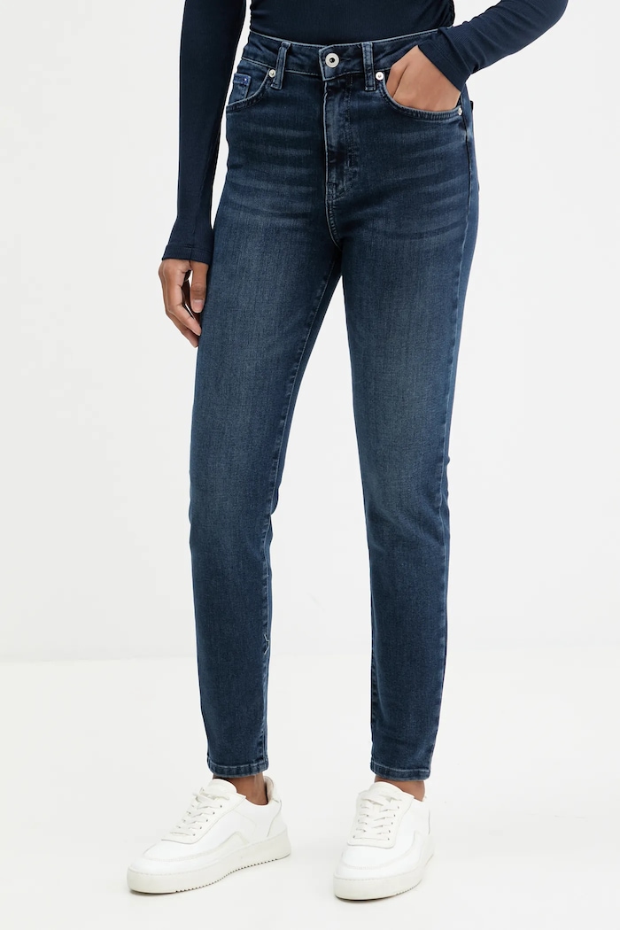 Karl Lagerfeld Jeans jeansy Planet friendly granatowy A4W10025