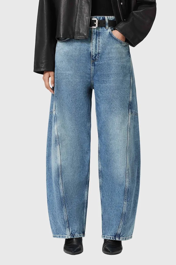 AllSaints jeansy CARTER W006ED niebieski AW25