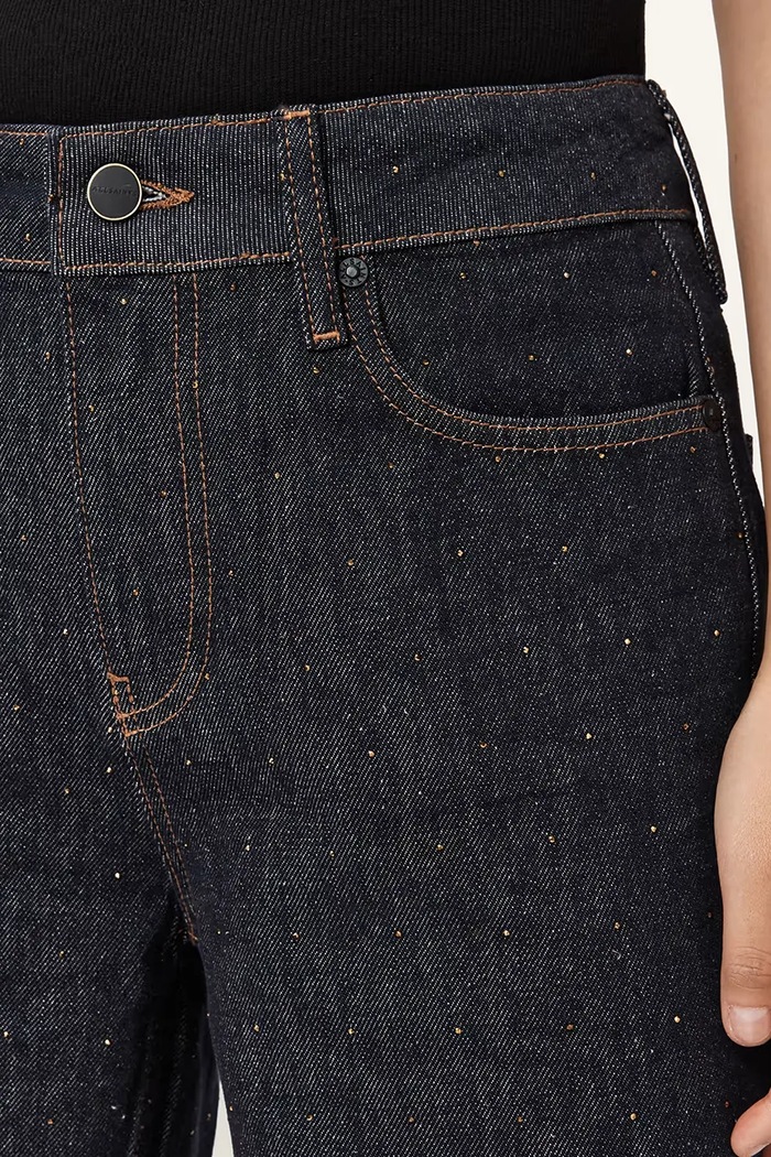 Odzież AllSaints jeansy EMBER W098ED czarny