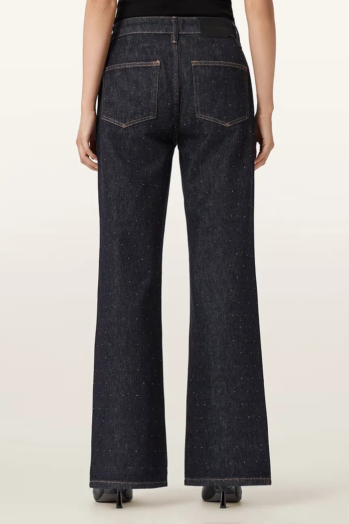 AllSaints jeansy EMBER czarny W098ED