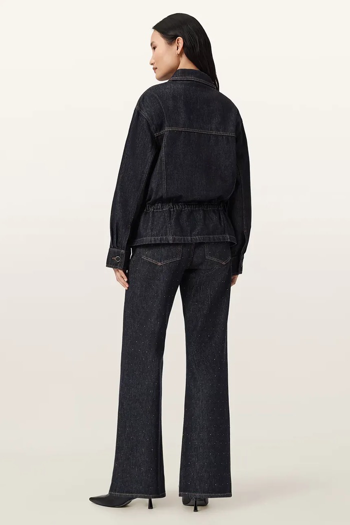 AllSaints jeansy EMBER W098ED czarny