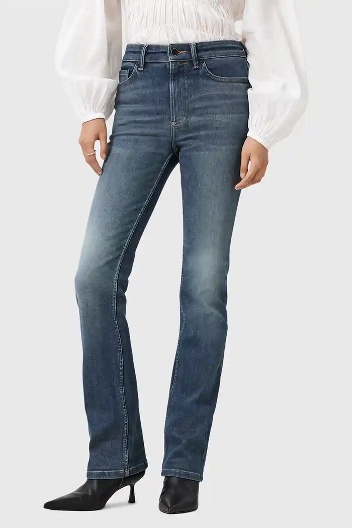 Rifle AllSaints HALDAN W008ED modrá NC25