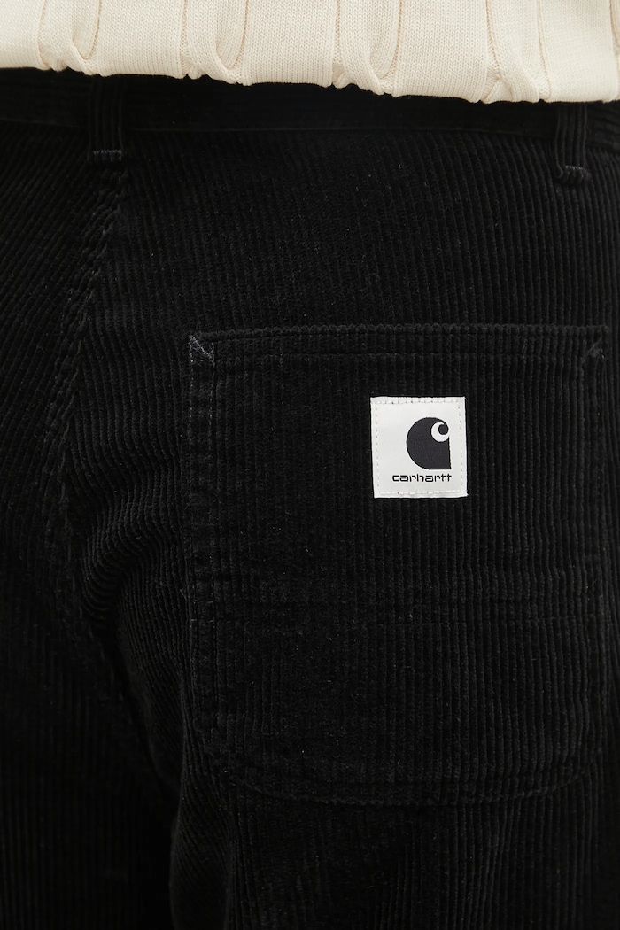 Carhartt WIP pantaloni in velluto a coste W' Simple Pant nero I033889.8902