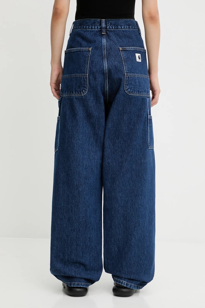 Clothing Carhartt WIP jeans W' Brandon Double Knee Pant I034635.106 blue