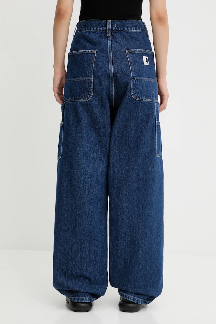 Clothing Carhartt WIP jeans W' Brandon Double Knee Pant I034635.106 blue