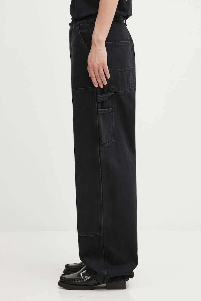 Carhartt WIP jeans W' Brandon Double Knee Pant I034635.8906 negru AW25