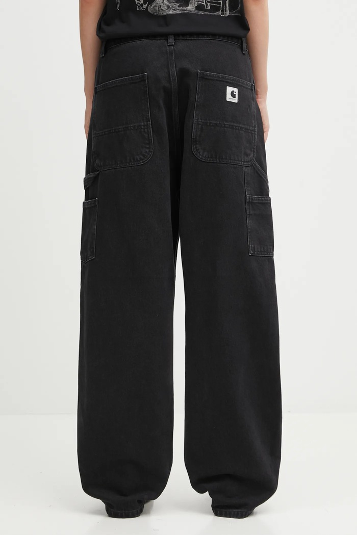 Îmbrăcăminte Carhartt WIP jeans W' Brandon Double Knee Pant I034635.8906 negru