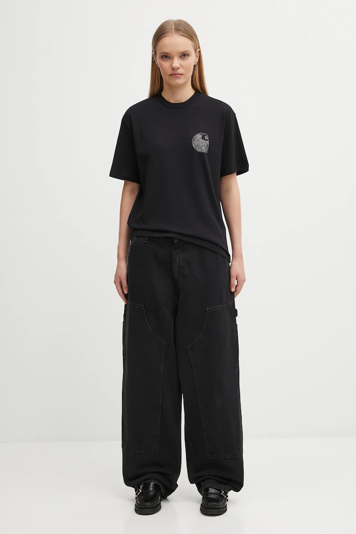 Carhartt WIP jeans W' Brandon Double Knee Pant I034635.8906 negru