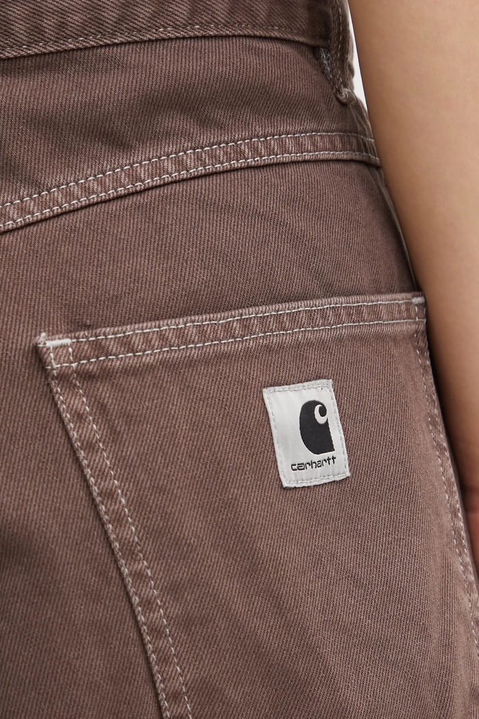 Дънки Carhartt WIP W' Brandon Pant кафяв I034837.33H4J