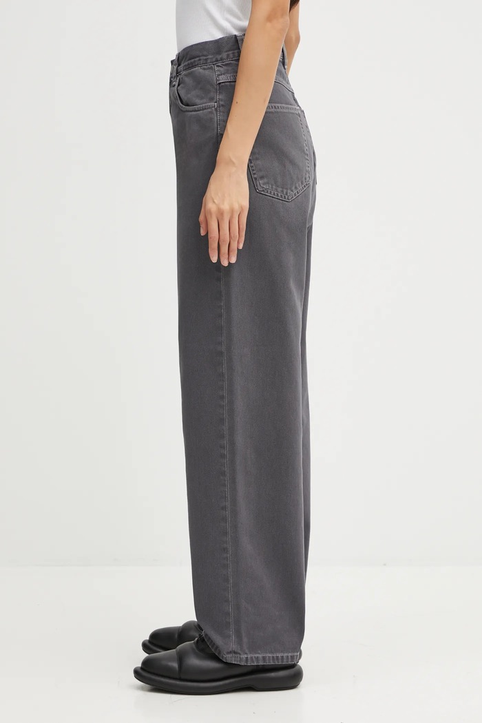 Džíny Carhartt WIP W' Brandon Pant I034837.874J šedá AW25