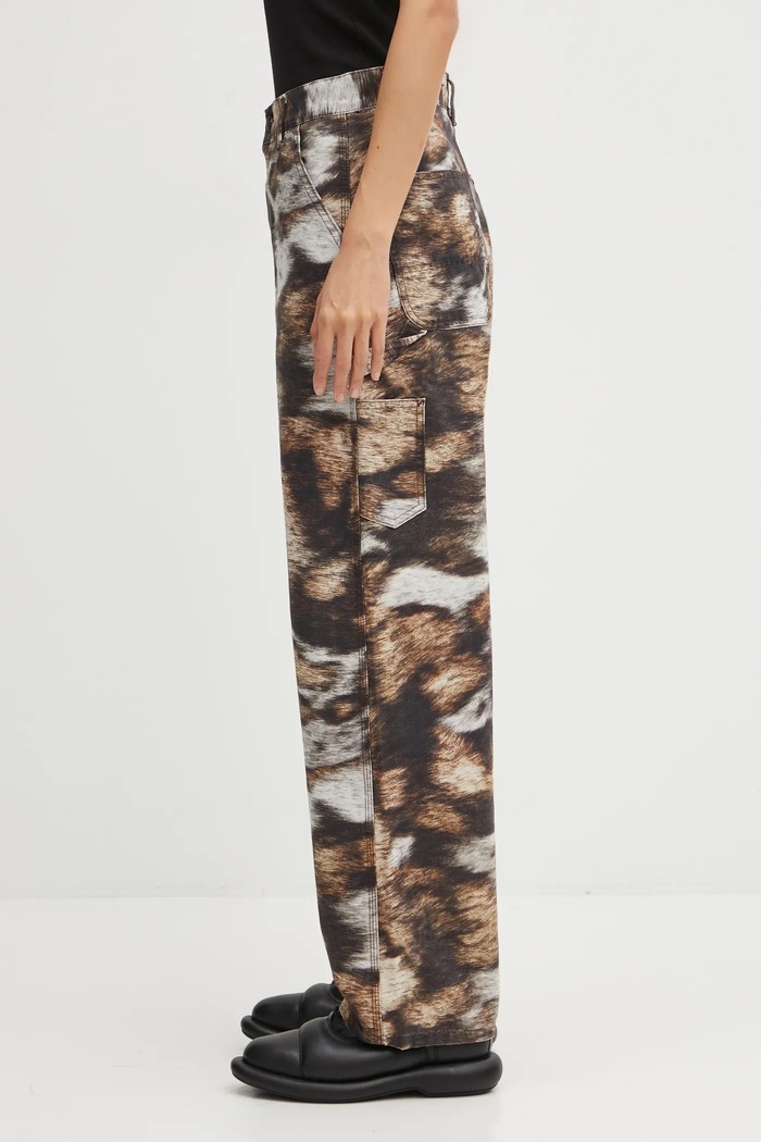 Carhartt WIP pantaloni de bumbac W' Brandon Single Knee Pant I034880.38W06 multicolor AW25