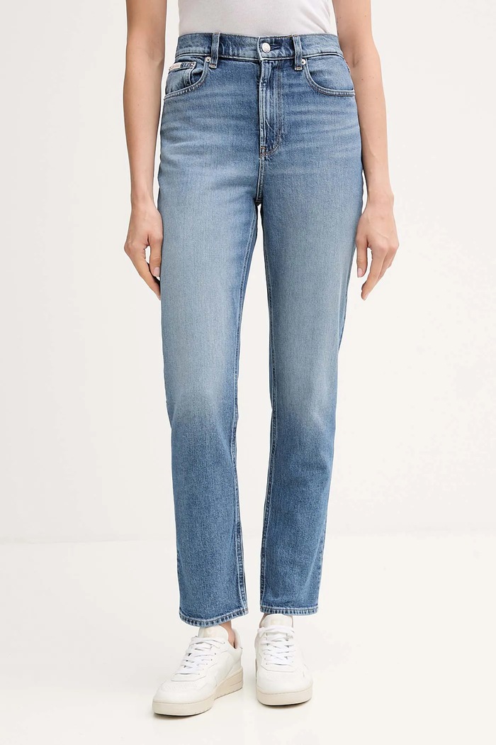 Rifle Calvin Klein Jeans modrá LV047D841G
