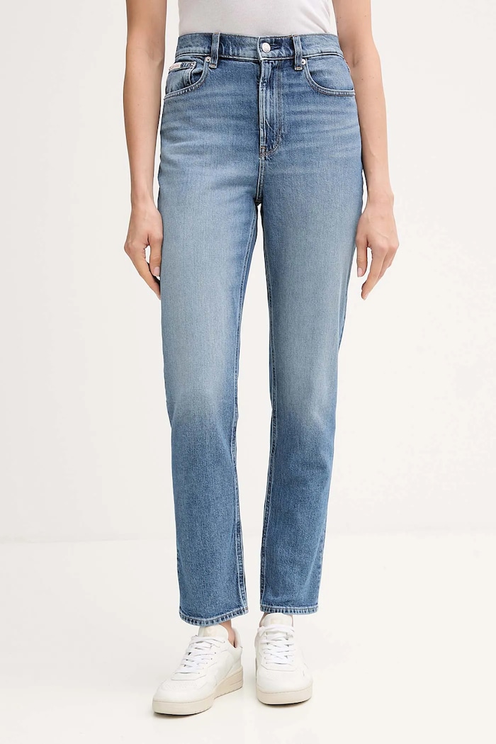 Rifle Calvin Klein Jeans modrá LV047D841G