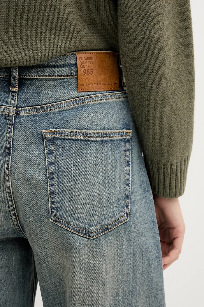 Traperice United Colors of Benetton plava 44NMDF0AL