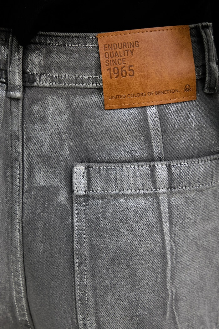 Kavbojke United Colors of Benetton siva 48UHDE02M