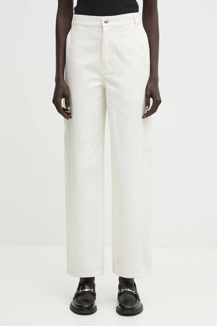 Maison Kitsuné Jeans Tapered bej PW01104WD4015