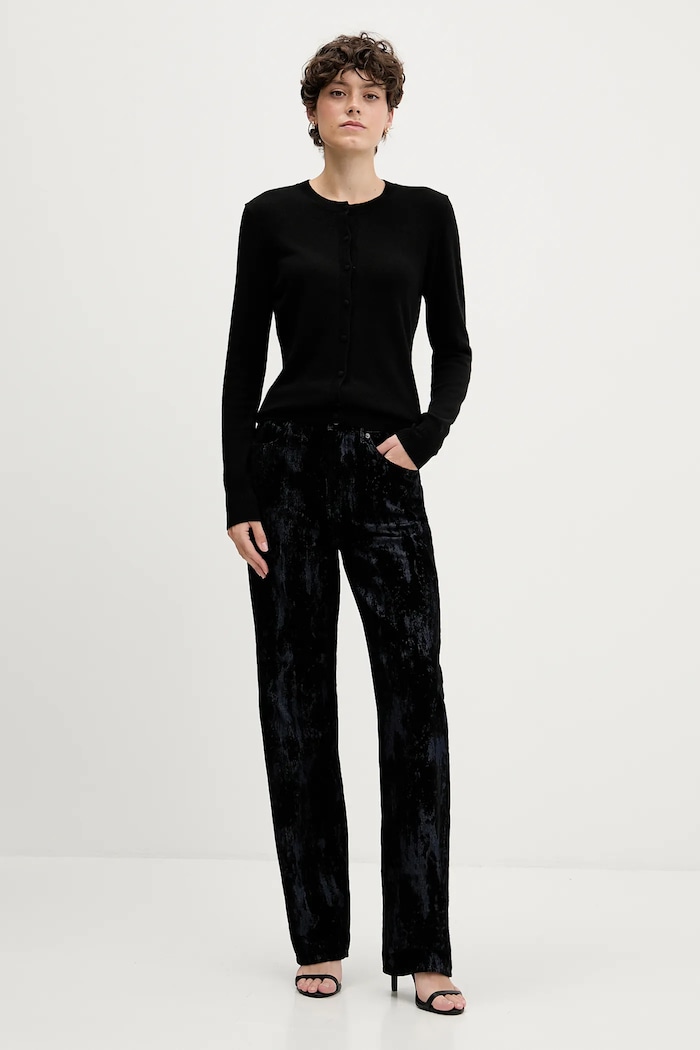 Sisley jeansy 41J2LE04U granatowy AW25