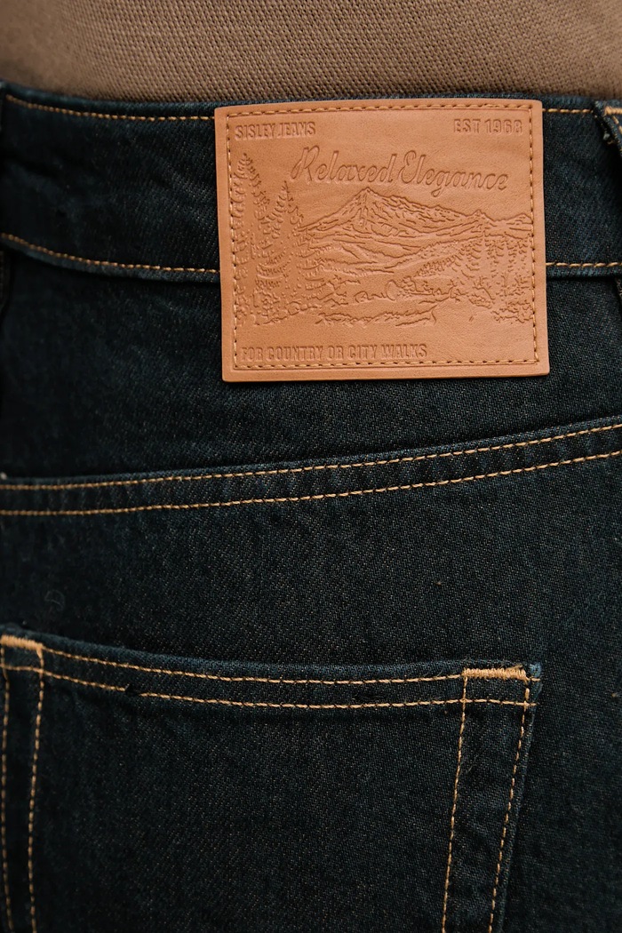 Jeans Sisley 4STALE04V bleumarin