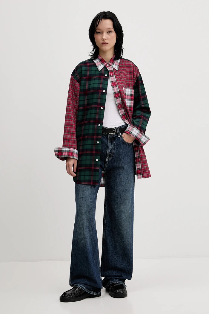 Rifle Tommy Jeans DN0DN00095 tmavomodrá AW25