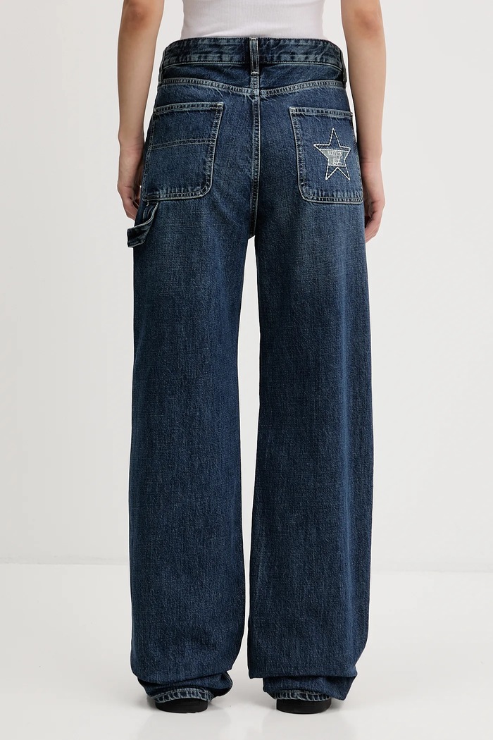 Oblečenie Rifle Tommy Jeans DN0DN00095 tmavomodrá