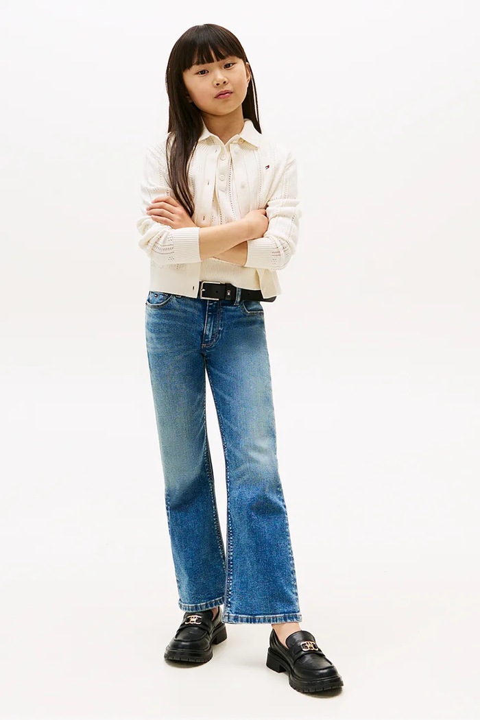 Džíny Tommy Hilfiger FLARE modrá KG0KG08643.9BYA