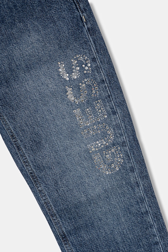 Dziewczynka Guess jeansy dziecięce J5YA09.D45E0.9BYA granatowy