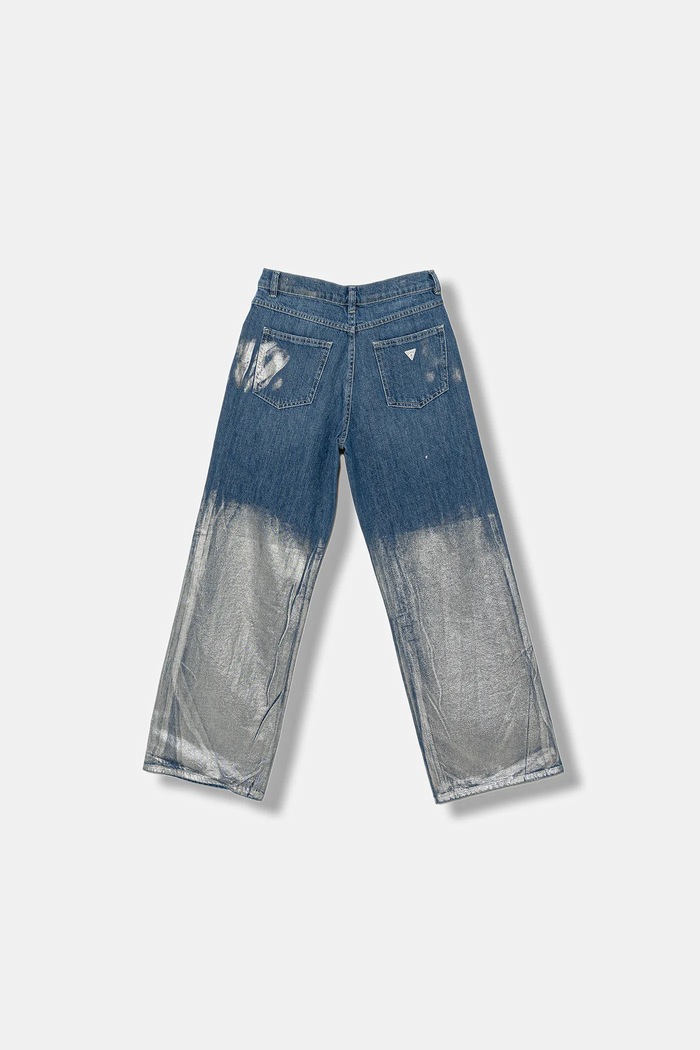 Guess jeansy dziecięce J5YA10.D45E0.9BYA szary AW25
