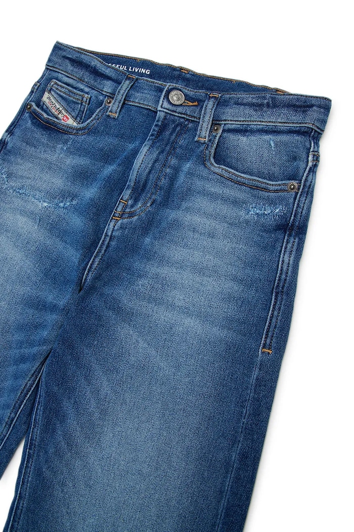 Dievča Detské rifle Diesel D-ARGJX-J JJJ TROUSERS J02323 modrá