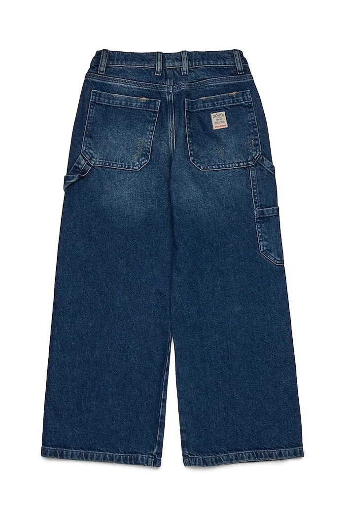 Detské rifle Diesel D-ARGJX-WORK-J TROUSERS J02349 tmavomodrá AW25