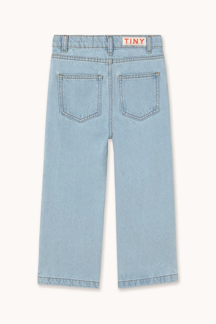 Tinycottons jeans copii DAISIES JEANS AW25.444 albastru AW25