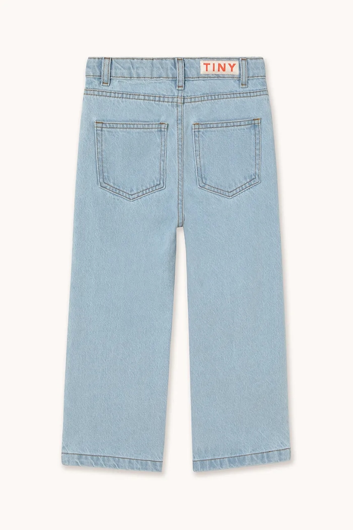 Tinycottons jeans copii DAISIES JEANS AW25.444 albastru AW25