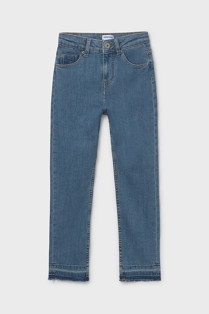 Mayoral jeans copii Planet friendly albastru 557.8C.Junior.9BYA