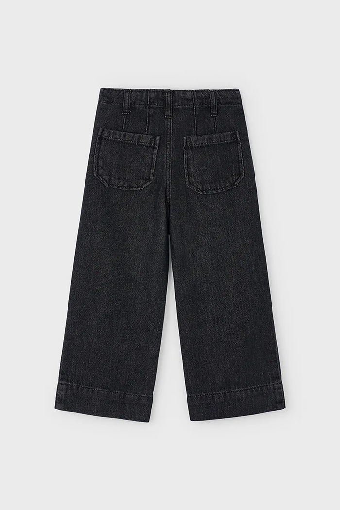 Mayoral gyerek farmer wide leg 4578.6H.Mini.9BYA fekete AW25