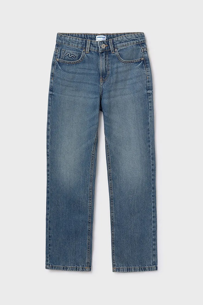 Mayoral jeans copii relax 7574.8C.Junior.9BYA albastru AW25