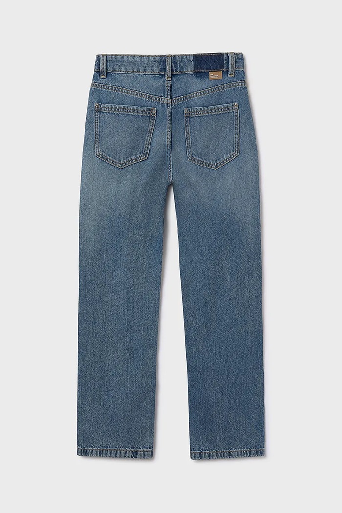 Fete Mayoral jeans copii relax 7574.8C.Junior.9BYA albastru
