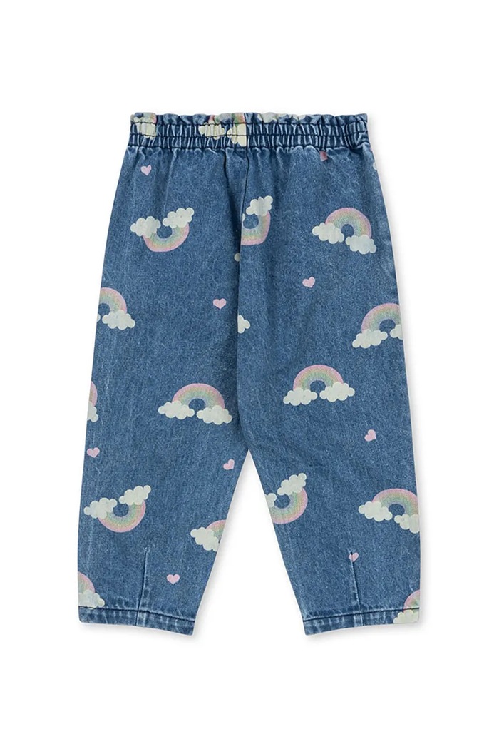 Rifle Konges Sløjd MAGOT FRILL PANTS GOTS KS103885.9BYA tmavomodrá AW25