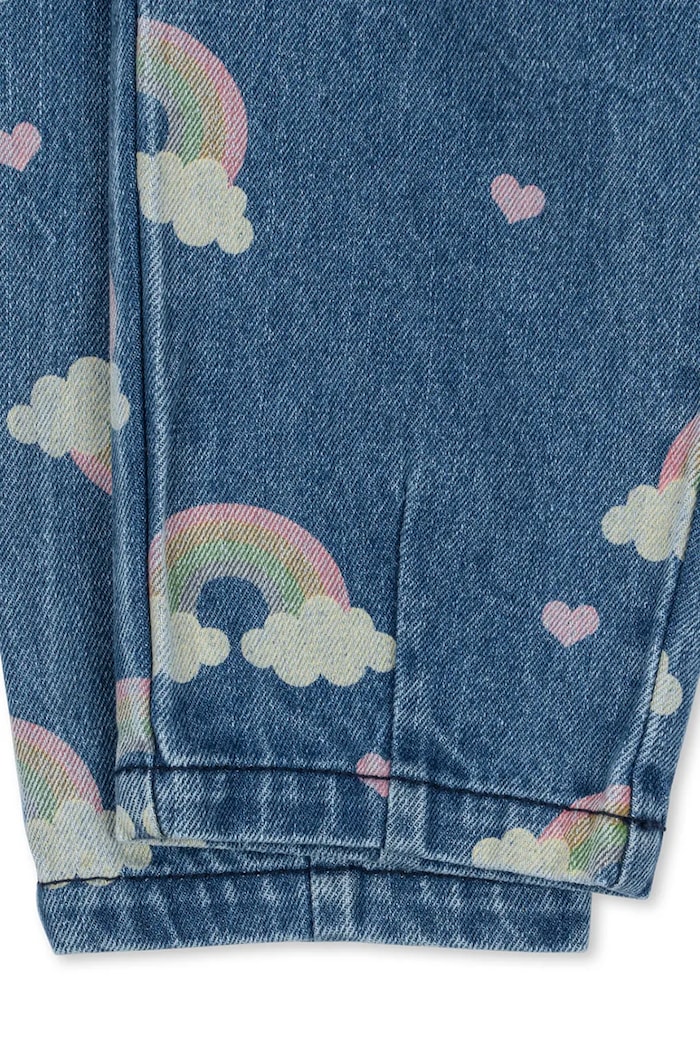 Rifle Konges Sløjd MAGOT FRILL PANTS GOTS tmavomodrá KS103885.9BYA