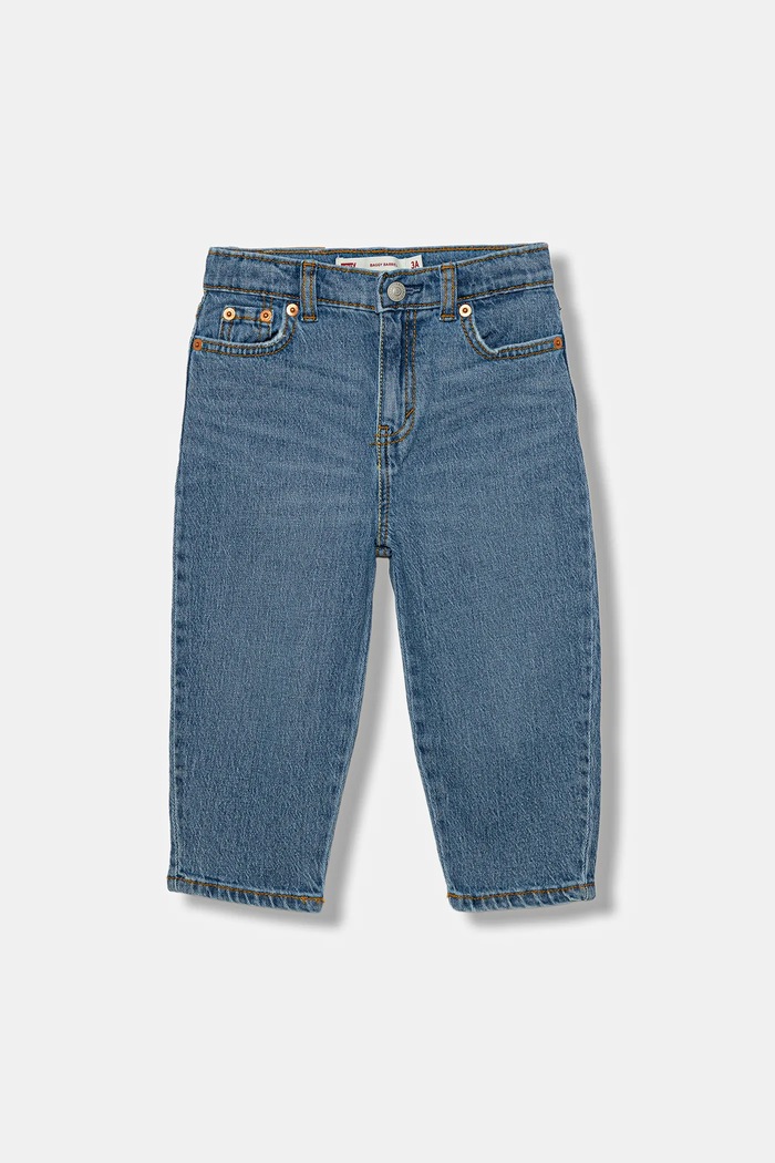 Levi's Blugi barrel pentru copii BAGGY BARREL albastru 3EN387